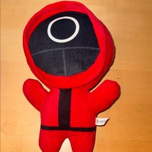 Red Plush Toy Squid Games